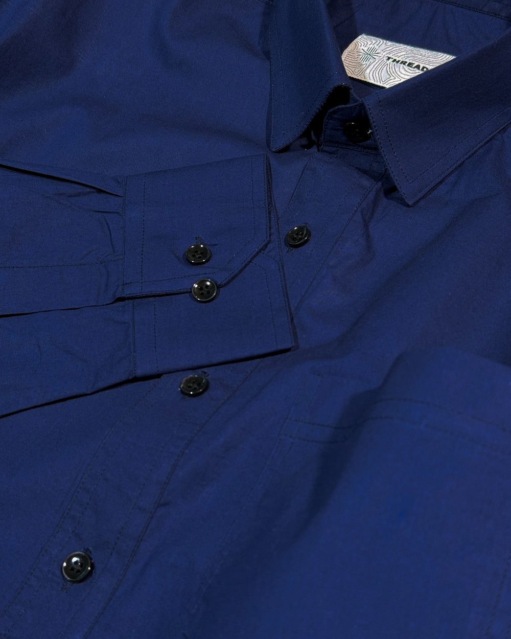 navy blue full sleeve shirt for men