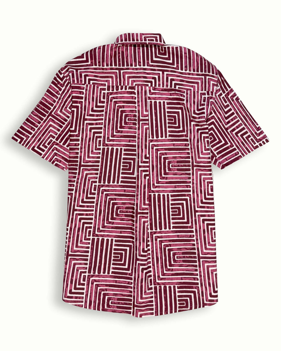 wine printed half sleeve shirt for men