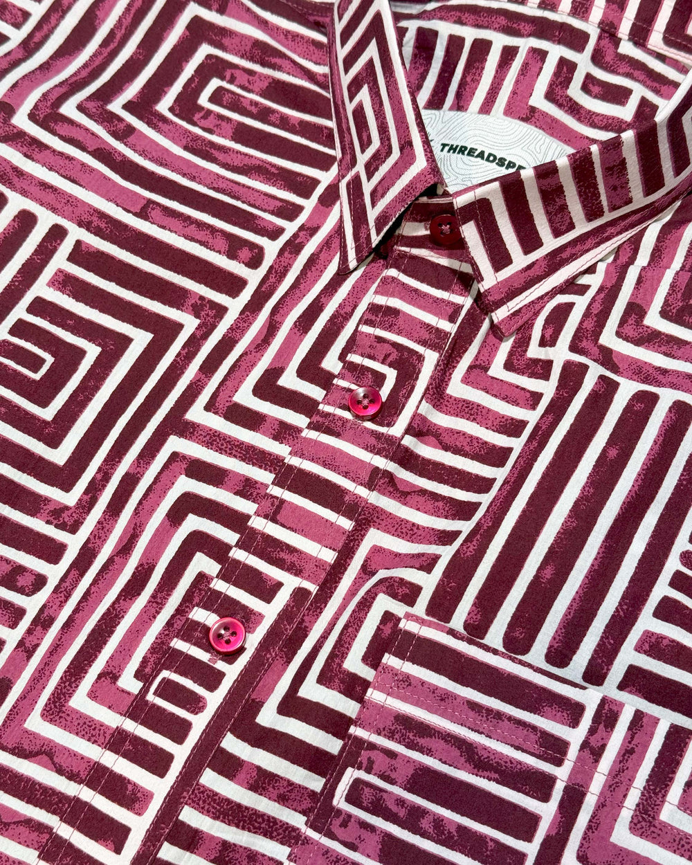 wine printed half sleeve shirt for men